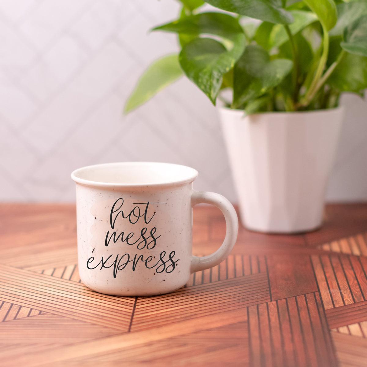 mom humor ceramic cup
messy mom coffee mug
funny morning coffee cup